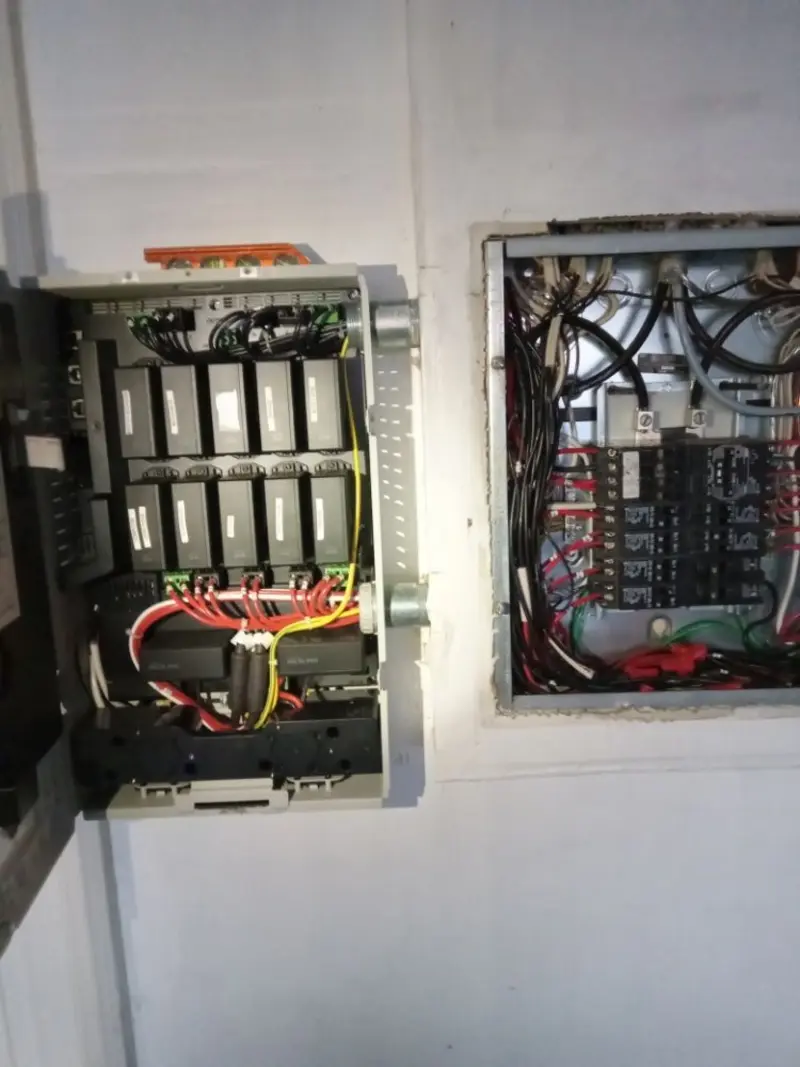 Electrical panel upgrade completed for Carbon Monoxide Detector Installation in Lake Monticello